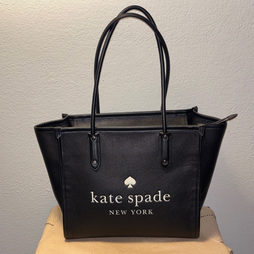 Kate Spade Black Leather Tote